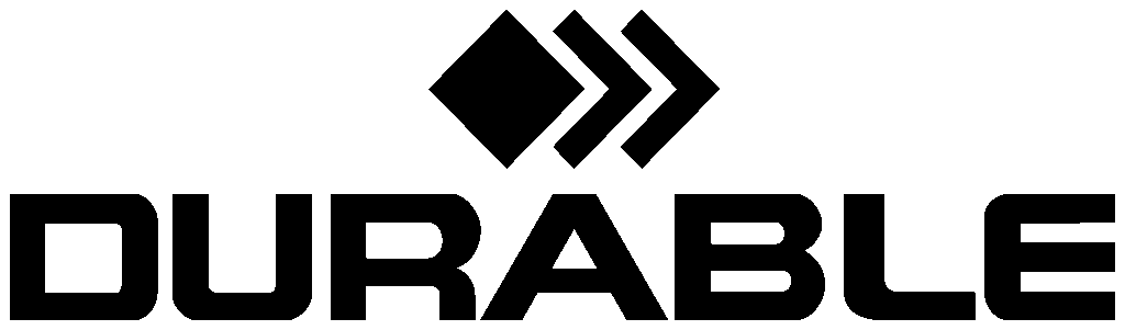 Schwarzes Logo von DURABLE