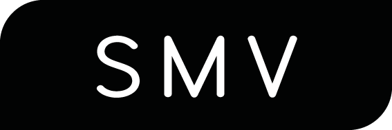 Schwarzes Logo von SMV