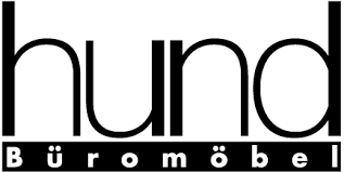 Schwarzes Logo von hund Büromöbel