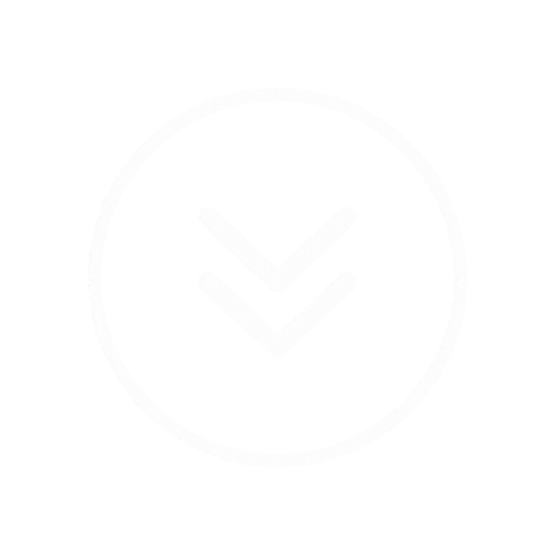 Animiertes Symbol mit zwei nach unten zeigenden Pfeilen in einem Kreis.