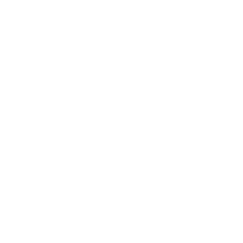 Weißes Symbol eines Cuttermessers mit ausgefahrener Klinge – Darstellung eines Werkzeugs zum Schneiden von Papier oder Karton.